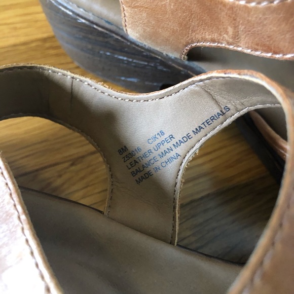 boc stone platform clog